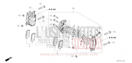 FRONT BRAKE CALIPER ADV750S de 2025